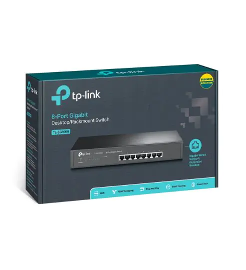 SWITCH 8P GIGABIT TL-SG1008 TP-LINK