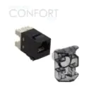 1375055-2 JACK RJ45 CAT6 SL MODULAR NEGRO