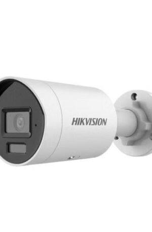 TUBO IP 8MP 4K ACUSENSE SMART HYBRID LIGHT 2.8MM CON IR Y AUDIO HK-DS2CD2083G2-IU HIKVISION