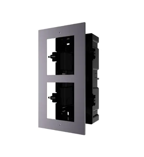 MONTAJE EMPOTRADO PARA DOS MODULOS DE VIDEOPORTERO HK-DS-KD-ACF2/PLASTIC HIKVISION