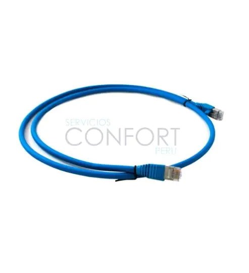 PATCH CORD NPC6ASZDB-BL003M CAT 6A, S / FTP, LSZH