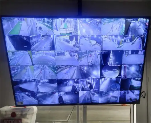 Monitor de cámaras.