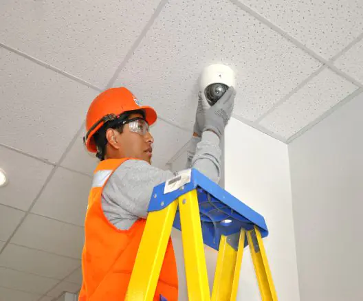 Instalación de cámara domo.