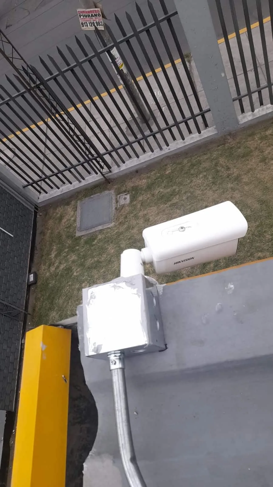 instalación de canalización eléctrica.