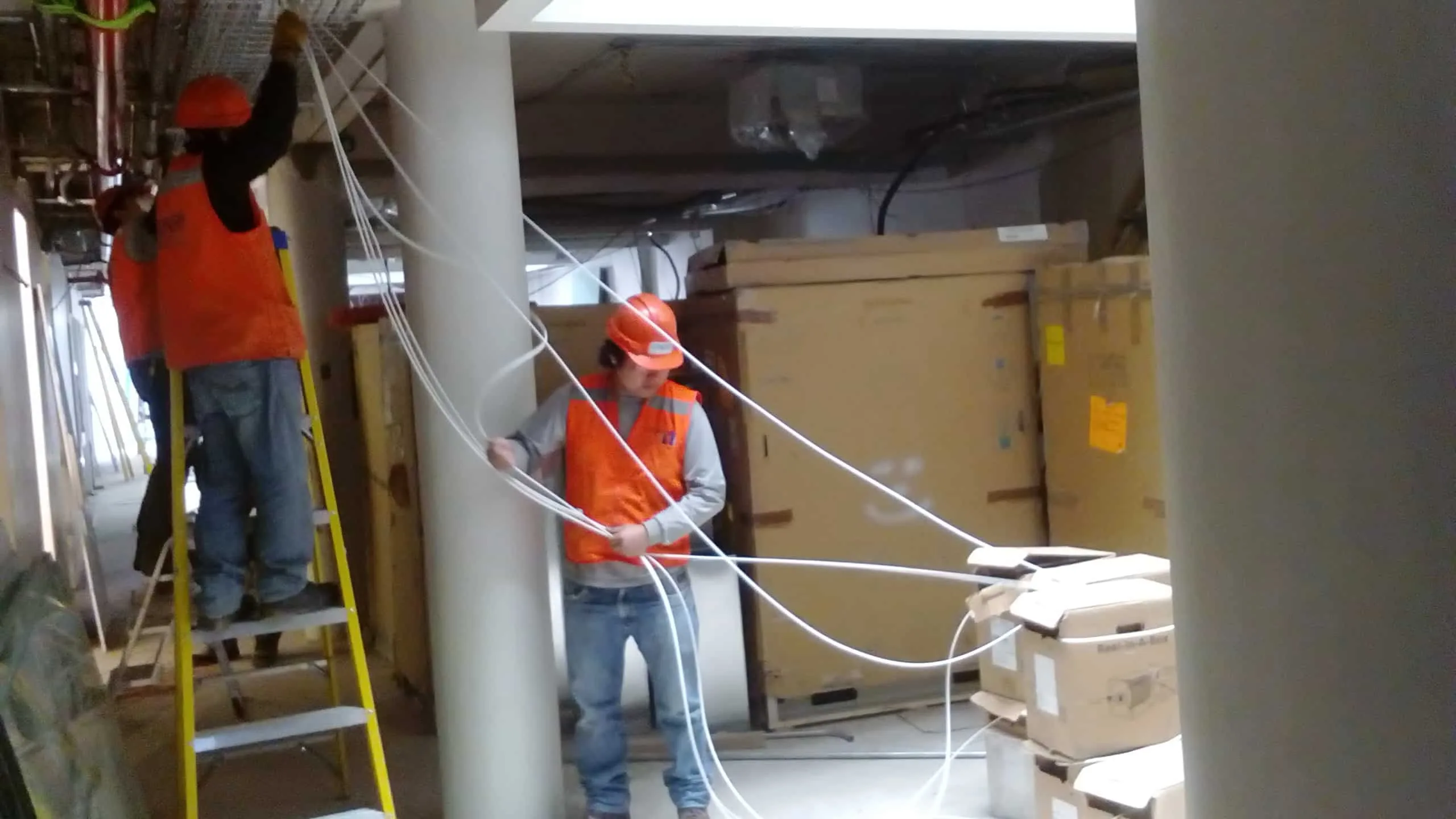 Instalación de cable estructurado.
