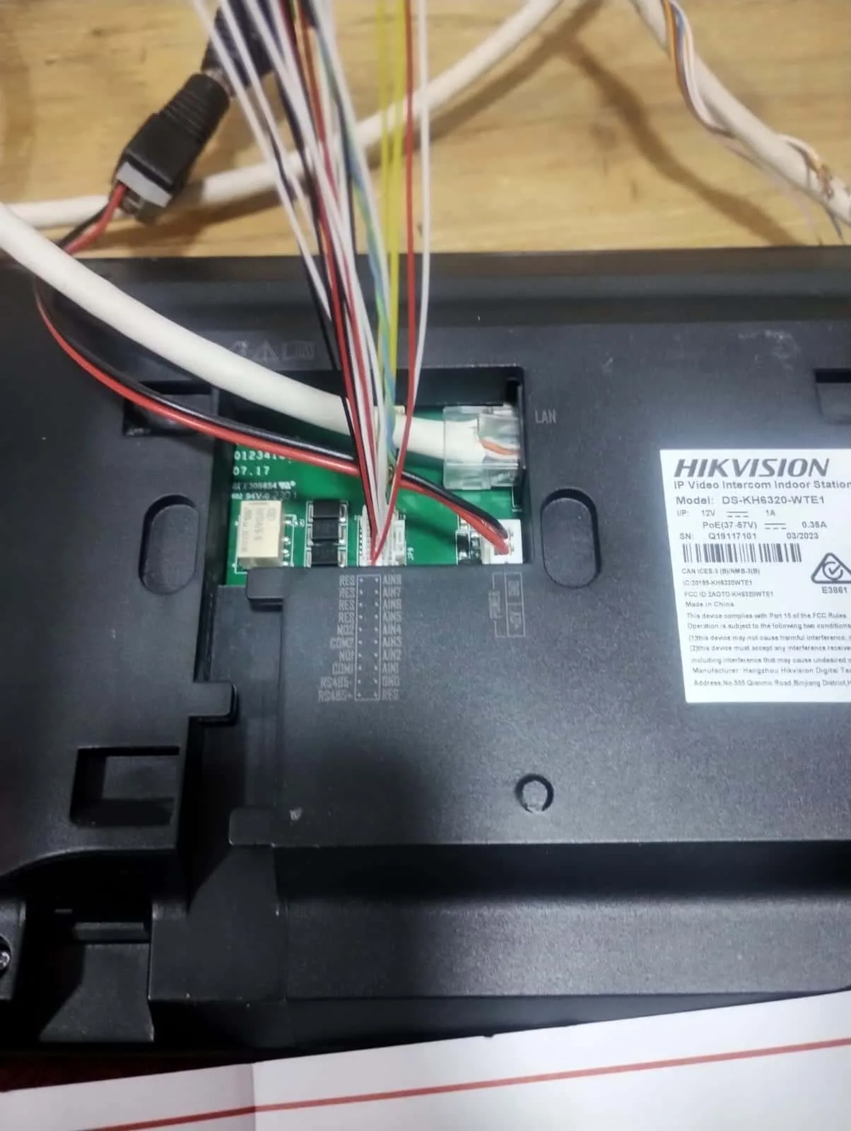 INSTALACION DE VIDEOPORTERO ip pantalla