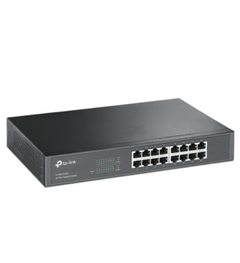 SWITCH 16P GIGABIT. CASE RACKEABLE 13" 1U TL-SG1016D TP-LINK