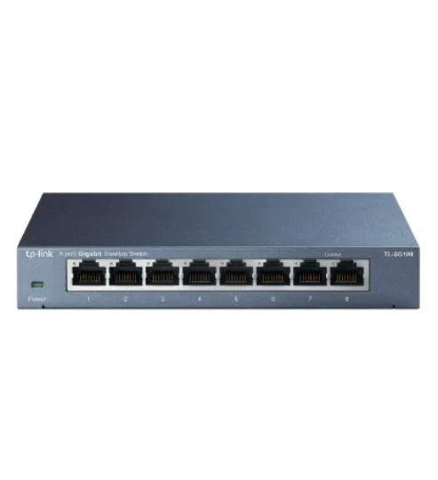 SWITCH 8P GIGABIT. CASE METALICO TL-SG108 TP-LINK