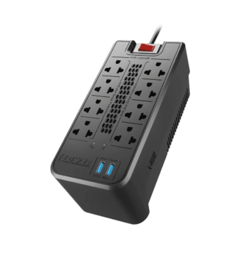 ESTABILIZADOR 8 TOMAS 1200VA/600W
