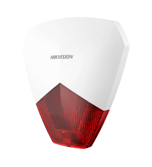 SIRENA CABLEADA CON LUZ 105 dB HK-DS-PS1-R HIKVISION