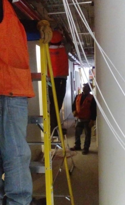 Instalación de cable estructurado.